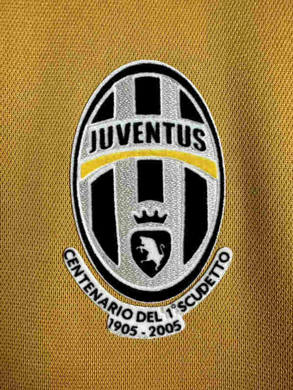 Retro Version 05-06 Juventus 2nd Away Yellow Thailand Soccer Jersey AAA-811