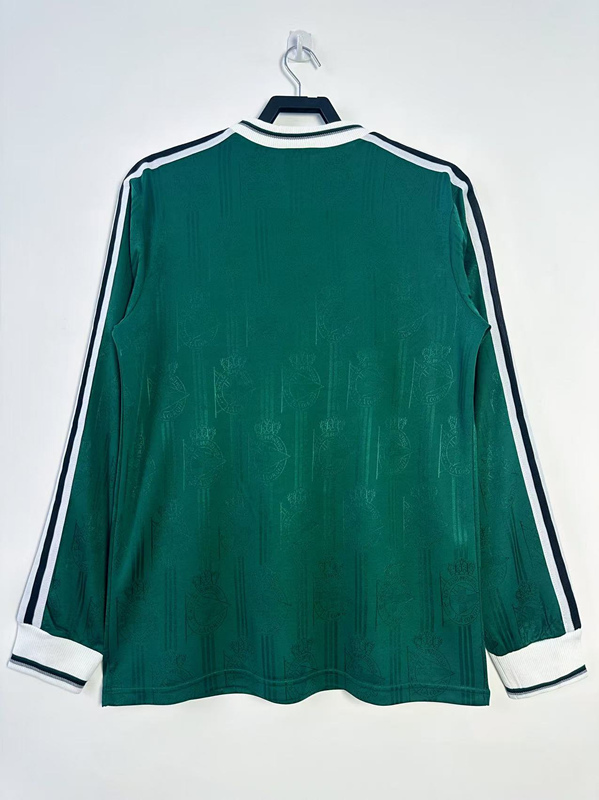 Retro Version 99-00 Deportivo La Coruña Away Green LS Thailand Soccer Jersey AAA-811