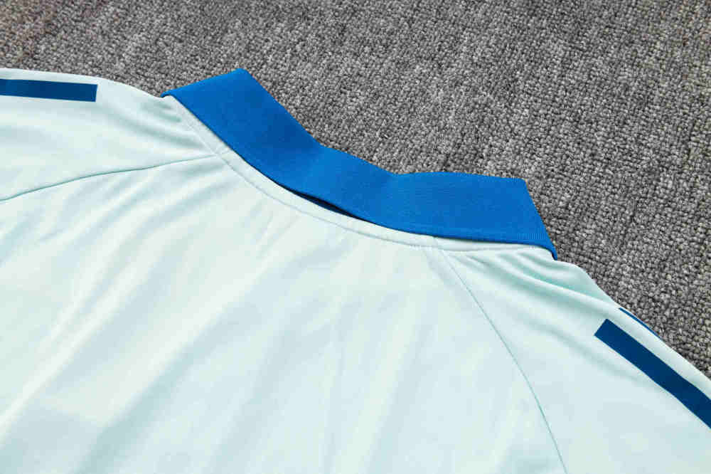 2024-2025 Spain Light Blue Thailand Polo Uniform-815