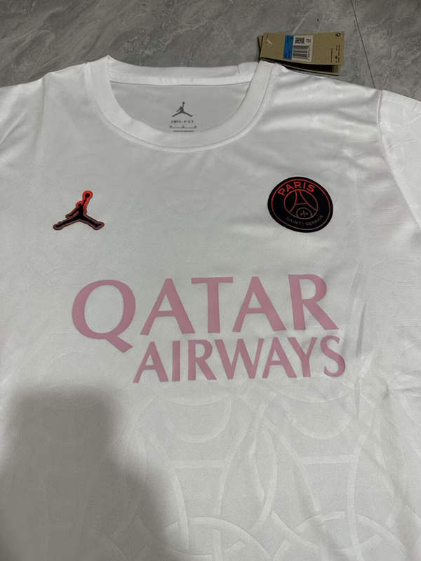 (S-4XL)25-26 Paris SG White Thailand Training Soccer Jersey AAA-818