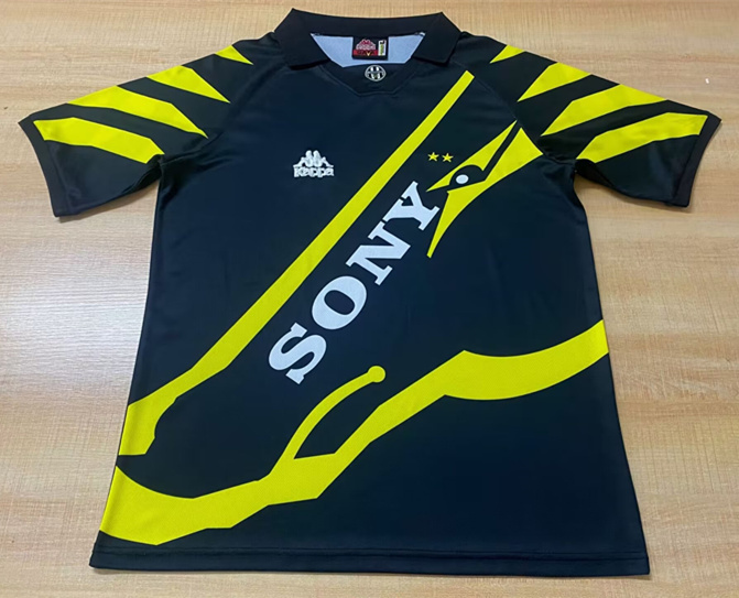 Retro Version 96-97 Juventus 3rd Black Thailand Soccer Jersey AAA-6895