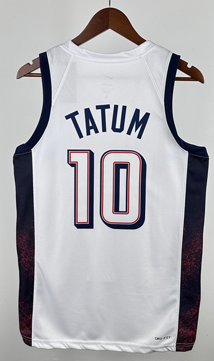 2024 Olympics USA White #10 NBA Jersey-311