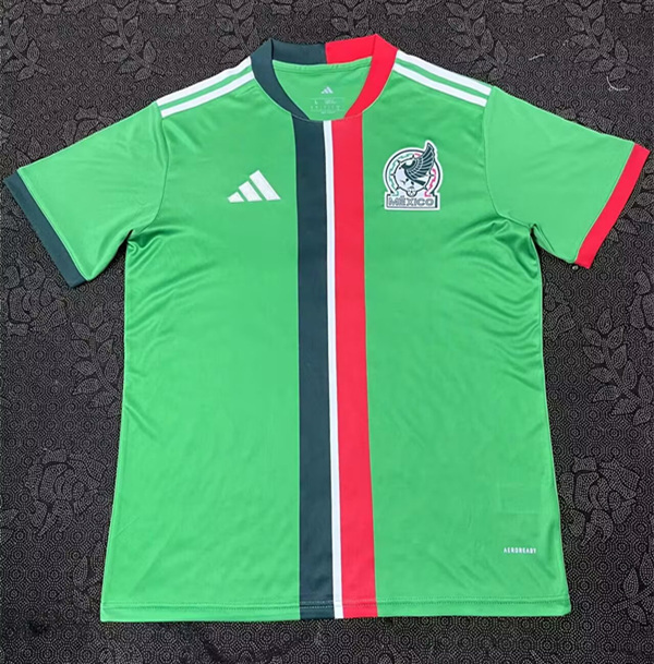 (S-3XL)2025-2026 Mexico Home  Green Thailand Soccer Jersey-5303
