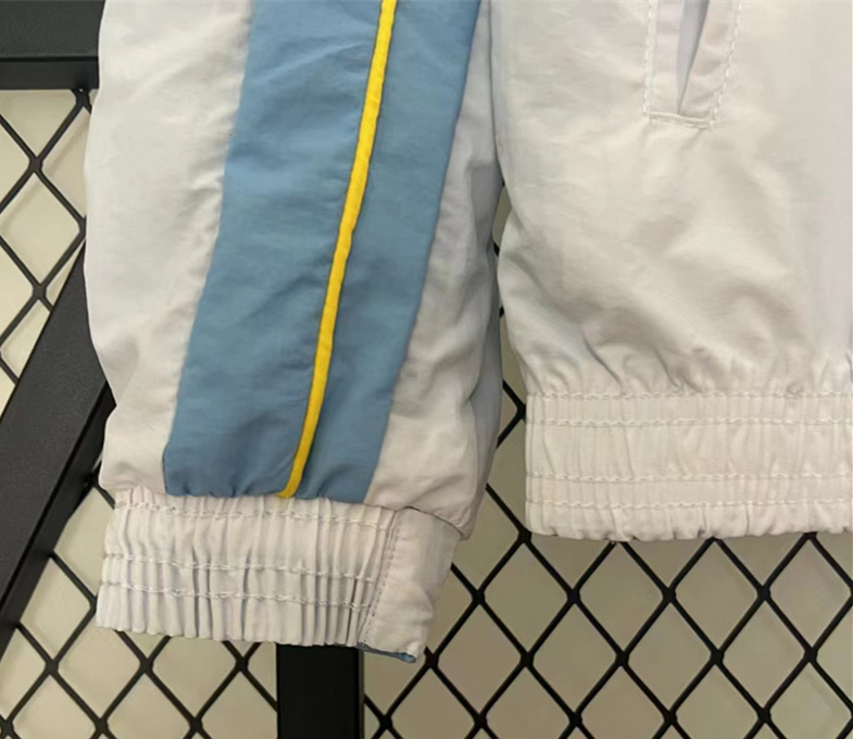 ( S-3XL) 2024-2025 Lazio Blue&White Double-Sided Wear Thailand Trench Coats-0255