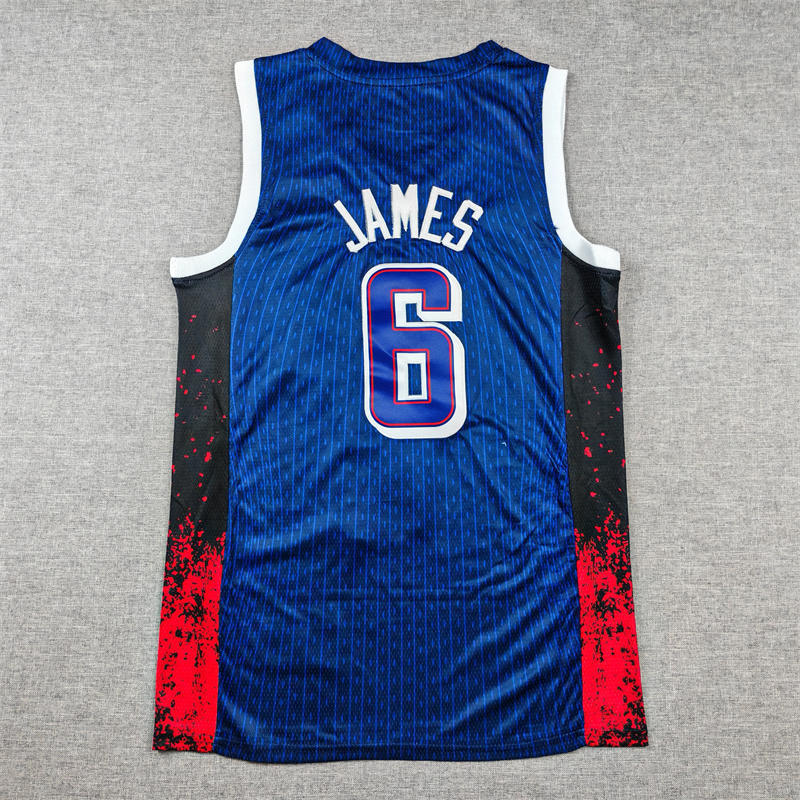 Dream Team USA Dark Blue #6 NBA Jersey-1380