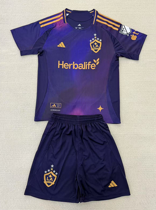 2025-2026 Los Angeles Galaxy Away Purple Soccer Uniform-AY