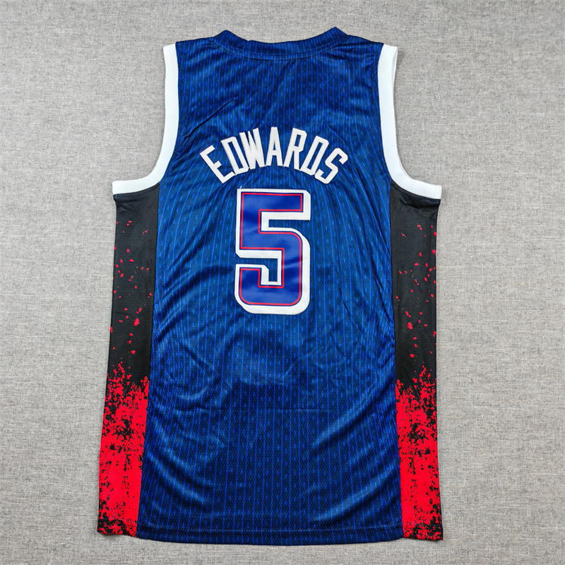 Dream Team USA Dark Blue #5 NBA Jersey-1380
