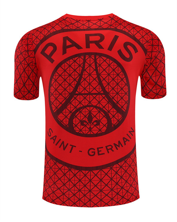 25-26 Paris SG Red Thailand Training Soccer Jersey-418