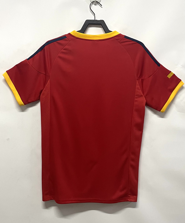 Retro Version 2002 Spain Home Red Thailand Soccer Jersey AAA-811