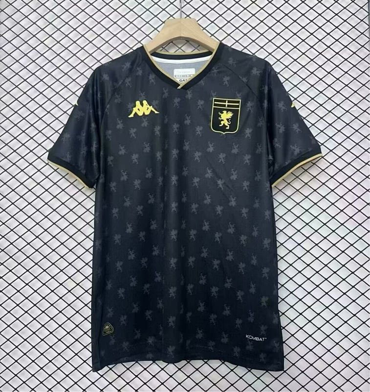 2024-2025 Genoa CFC 2nd Away Black Thailand Soccer Jersey AAA-2044