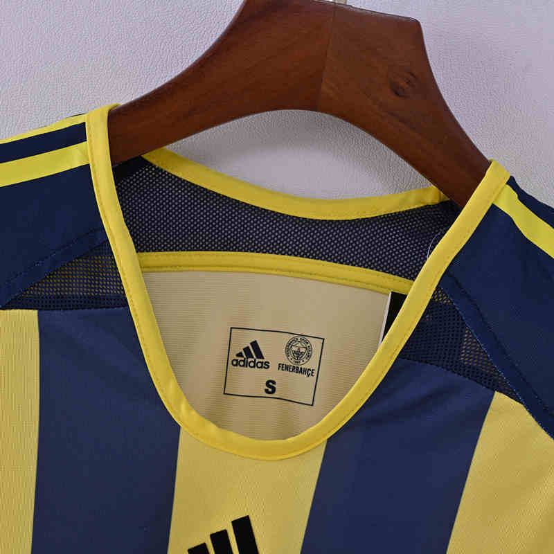 Retro Version 07-08 Season Fenerbahçe Home Yellow&Blue Thailand Soccer Jersey AAA-7189