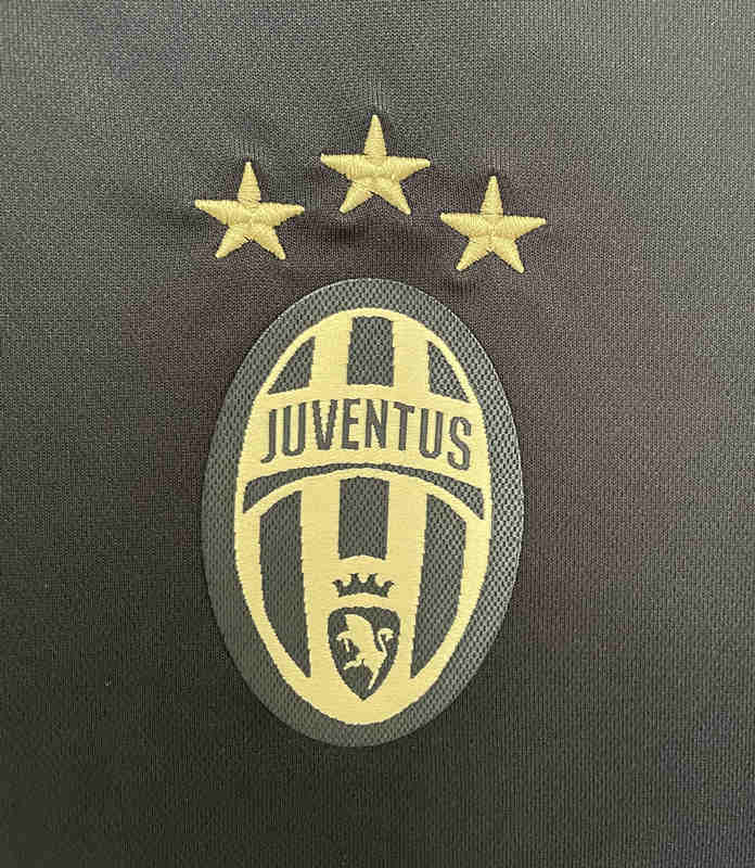 Retro Version 15-16 Juventus 2nd Away Black Thailand Soccer Jersey AAA-811