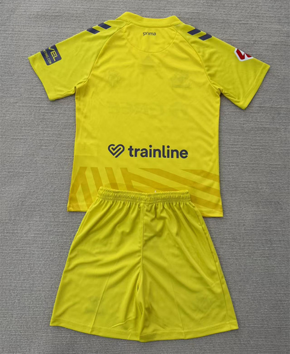 25-26 Real Betis Goalkeeper Yellow Kids/Youth Soccer Uniform-AY