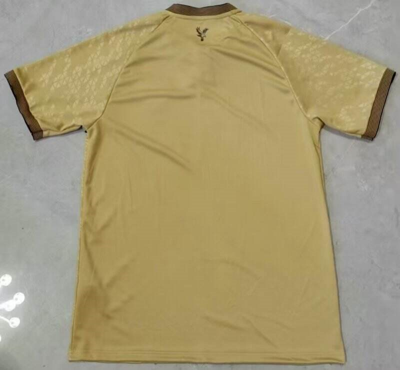 ( S-4XL ) 2025-2026 Crystal Palace Away Gold Thailand Soccer Jersey AAA