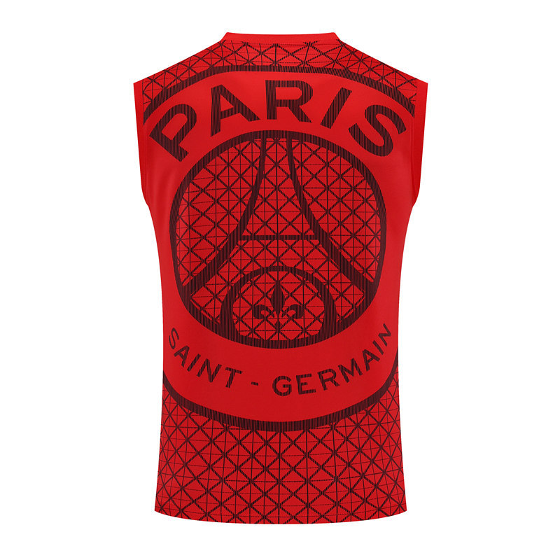 25-26 Paris SG Red Thailand Training Soccer Vest-418