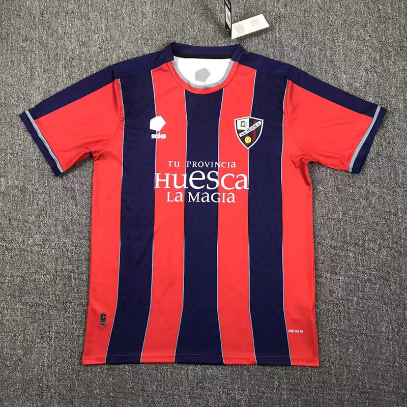 2024-2025 Huesca Home Red&Blue Thailand Soccer Jersey AAA-417