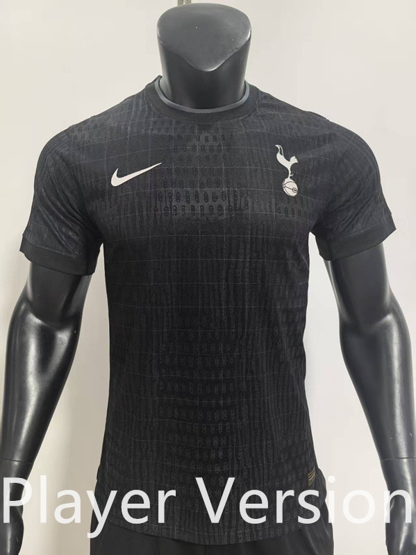 Player Version 2025-2026 Tottenham Hotspur Black Thailand Soccer Jersey AAA-SJ
