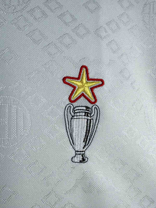 Retro Version 89-90 AC Milan Away White Thailand Soccer Jersey AAA-811