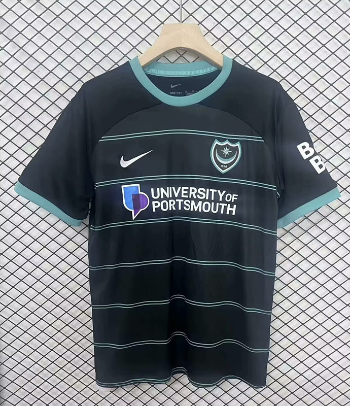 2024-2025 Portsmouth Away Black Thailand Soccer Jersey AAA-2044