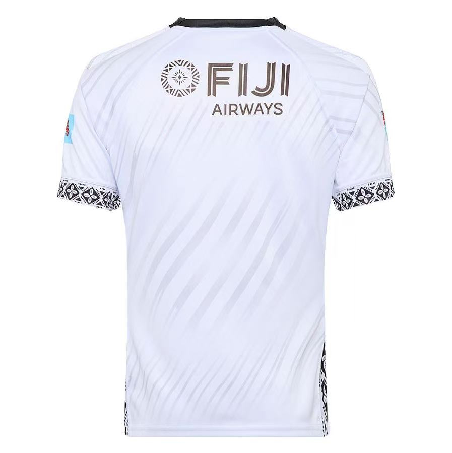 (Pre-sale) 2025 Fiji Home White Thailand Rugby Shirt