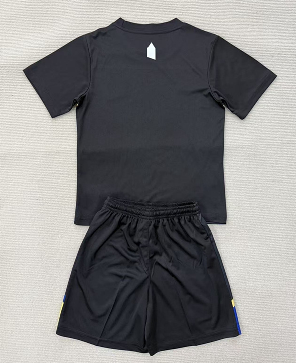 25-26 Everton 2nd Away Black Soccer Uniform-AY