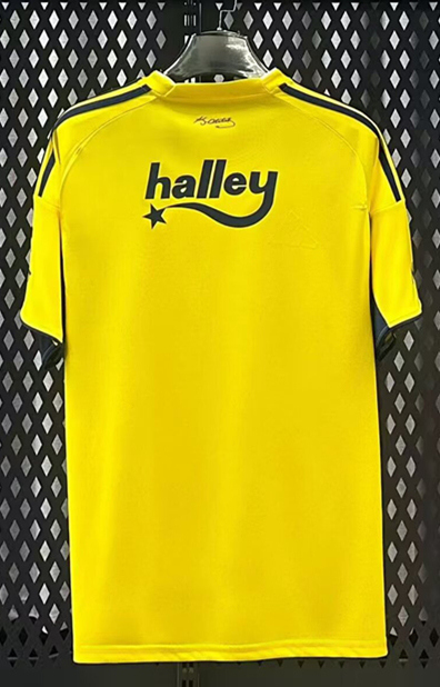 25-26 Fenerbahçe Away Yellow Thailand Soccer Jersey AAA-7209