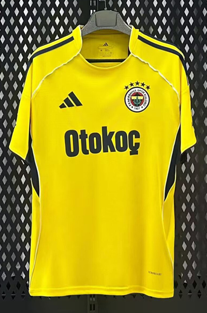 25-26 Fenerbahçe Away Yellow Thailand Soccer Jersey AAA-7209