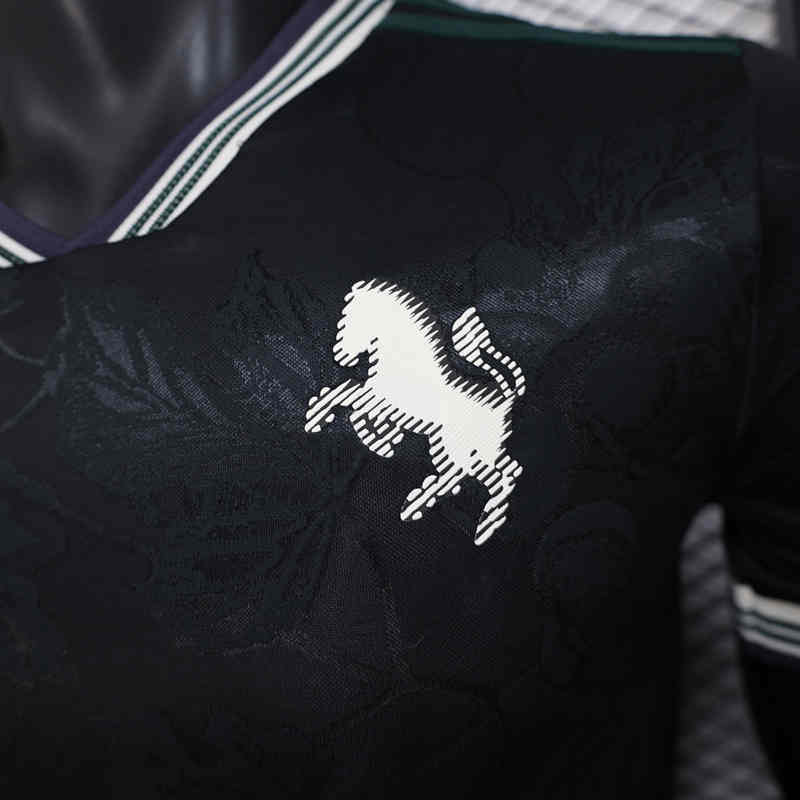 Player Version 25-26 Juventus 2nd Away Black Thailand Soccer Jersey AAA-888