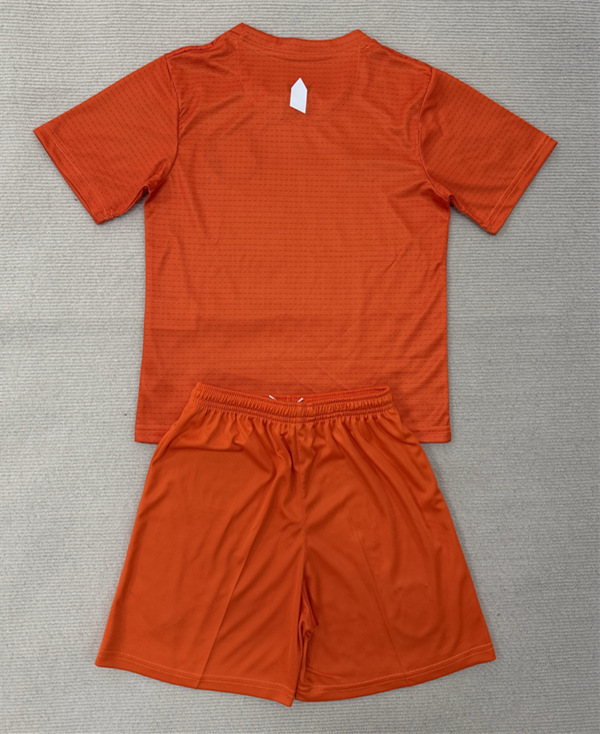 2025-2026 Everton Goalkeeper Orange Soccer Uniform-AY