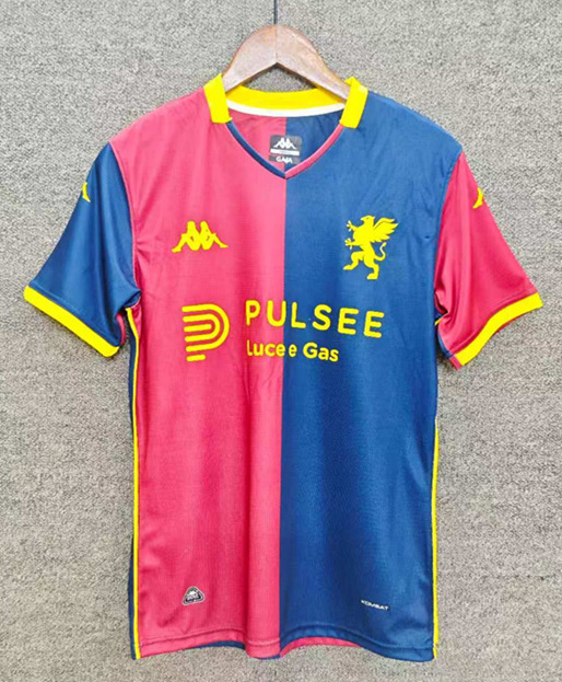 25-26 Genoa CFC Red&BlueThailand Soccer Jersey AAA-709