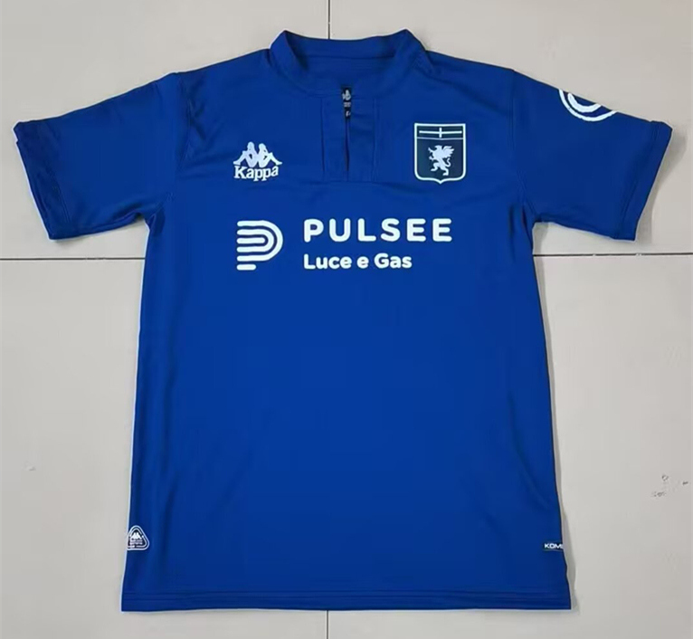 25-26 Genoa CFC 2nd Away BlueThailand Soccer Jersey AAA-0338