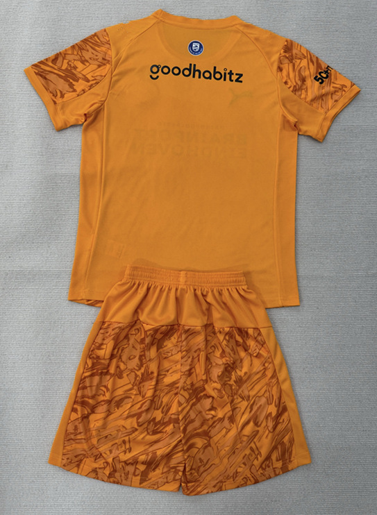 25-26 PSV Eindhoven Goalkeeper Orange Kids/Youth Soccer Uniform-AY