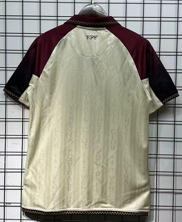 25-26 Venezia FC Away Beige Thailand Soccer Jersey-GB