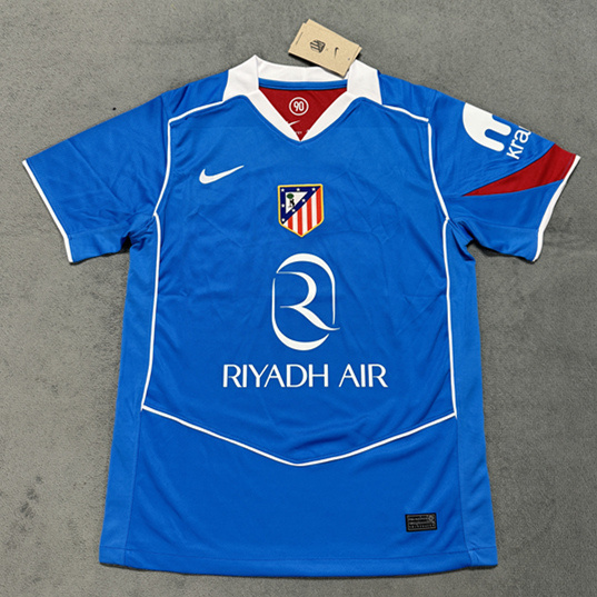 25-26 Atlético Madrid 2nd Blue Thailand Soccer Jersey-4506