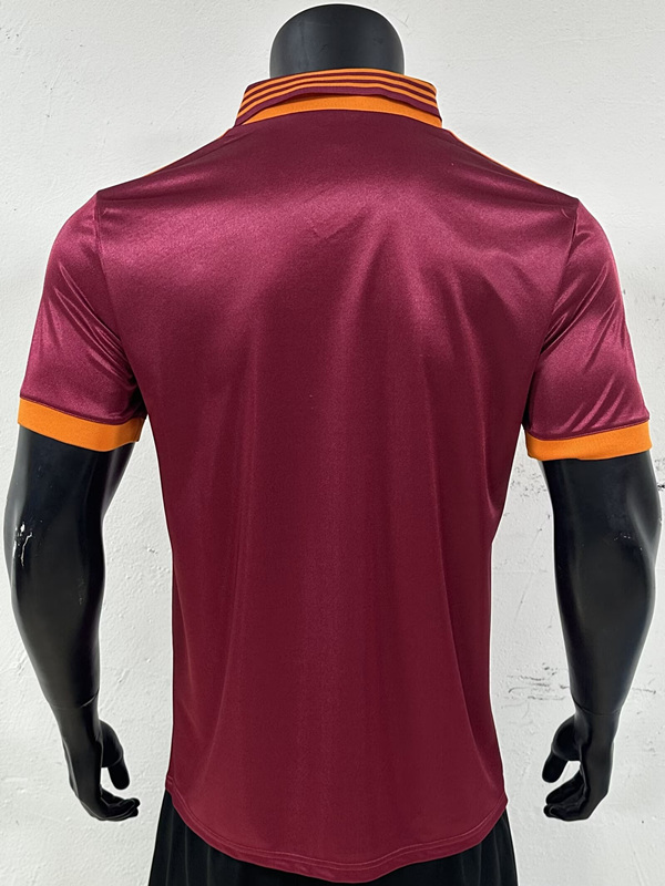 Retro Version 92-94 Roma Home Red Thailand Soccer Jersey-3685