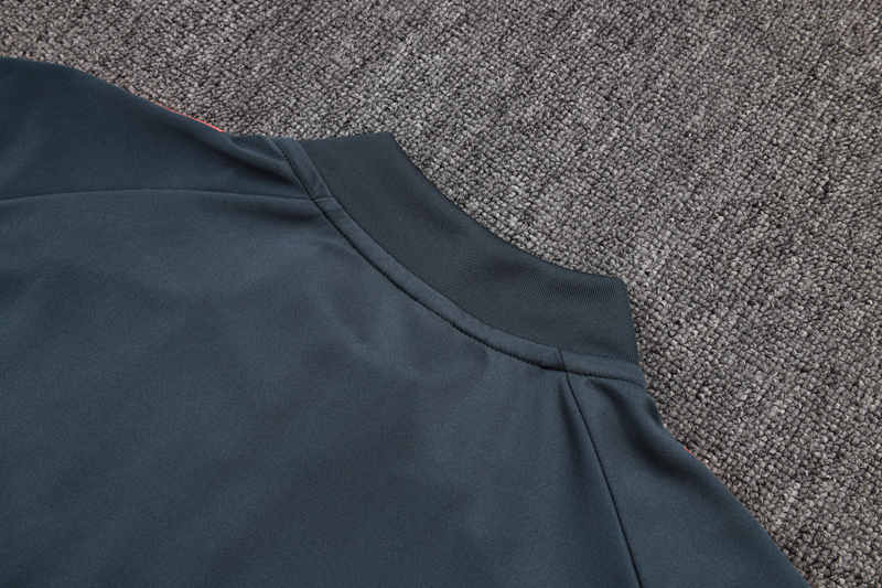 2025-26 Bayern München Grey Thailand Soccer Tracksuit-815