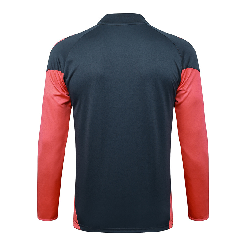 2025-2026 Bayern München Gray Thailand Soccer Tracksuit-815