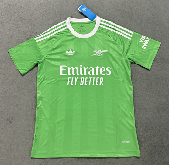 (S-4XL) 2025-2026 Arsenal Goalkeeper Green Thailand Soccer Jersey AAA-4506