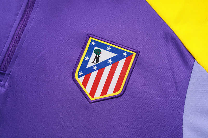 2025-2026 Atlético Madrid Purple Thailand Soccer Jacket Uniform-815