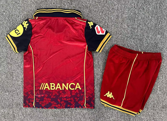 25-26 Deportivo La Coruña Away Red Kids/Youth Soccer Uniform-7809