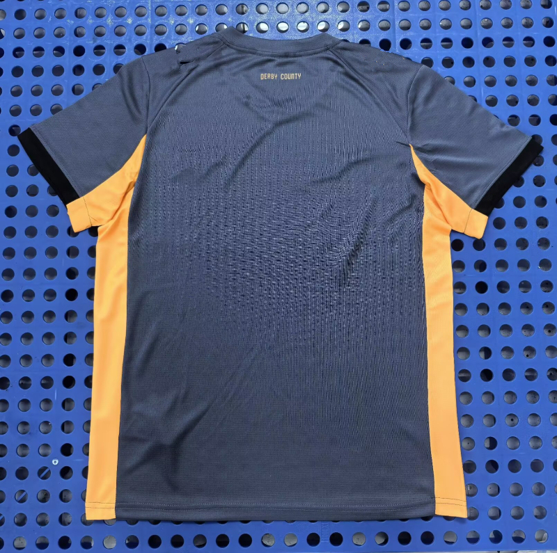 (S-4XL) 2025-2026 Derby County Away Royal Blue Thailand Soccer Jersey AAA