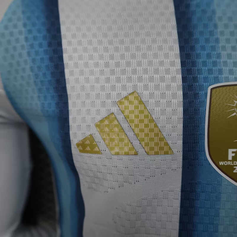 26-27 Player Version Argentina Blue&White LS Thailand Soccer Jersey AAA-888
