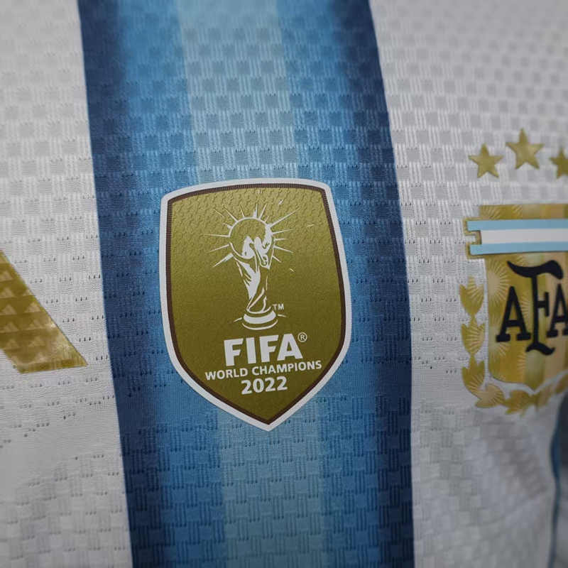 26-27 Player Version Argentina Blue&White LS Thailand Soccer Jersey AAA-888