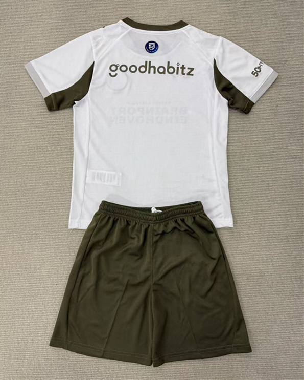 25-26 PSV Eindhoven 3rd Away White Kids/Youth Soccer Uniform-AY