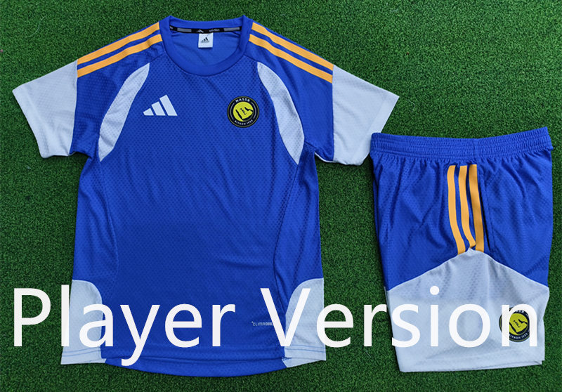 25-26  Al-Nassr FC Colorful Blue Thailand Soccer Uniform-9926