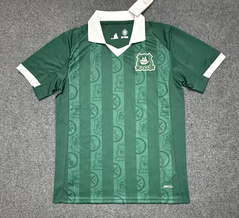 (S-4XL) 25-26 Plymouth Argyle F.C. Home Green Thailand Soccer Jersey AAA-7642