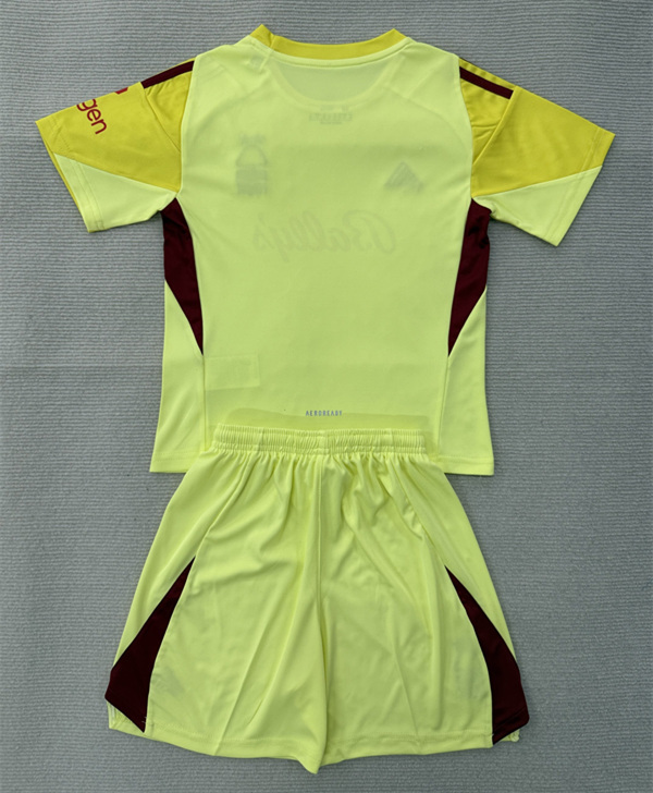 25-26 Nottingham Forest Goalkeeper Yellow Soccer Uniform-AY
