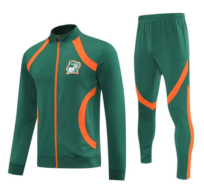 2025-2026 Cote d'Ivoire Green Thailand Soccer Jacket Uniform-4627