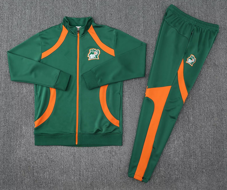 2025-2026 Cote d'Ivoire Green Thailand Soccer Jacket Uniform-4627
