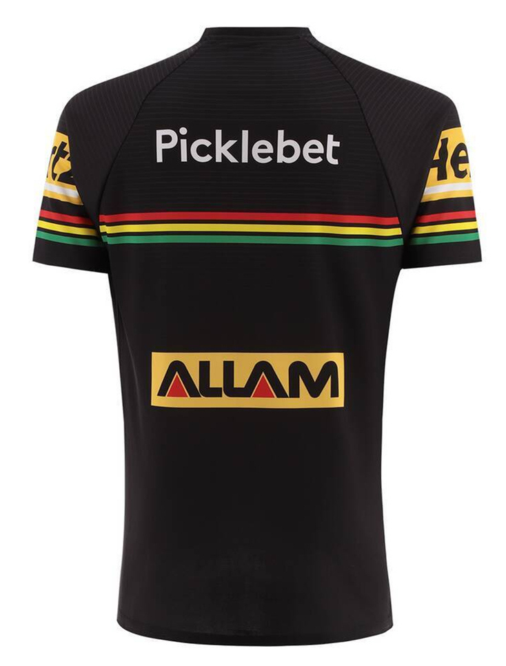(S-7XL) 2026 Panthers Home Black Thailand Rugby Jersey